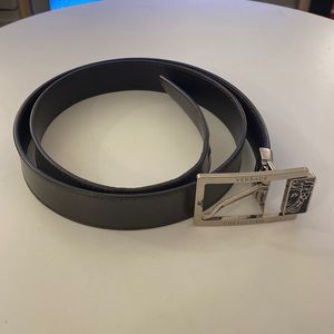 Versace collection belt(black/brown)